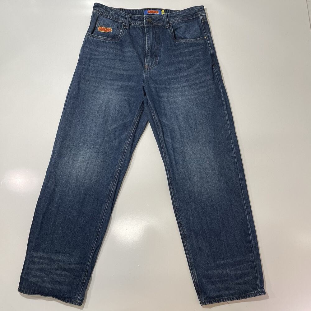 Empyre Relax Loose Fit Sk8 Jeans Men’s 32 Denim Vtg Y2K 2002 Blake Blue NICE